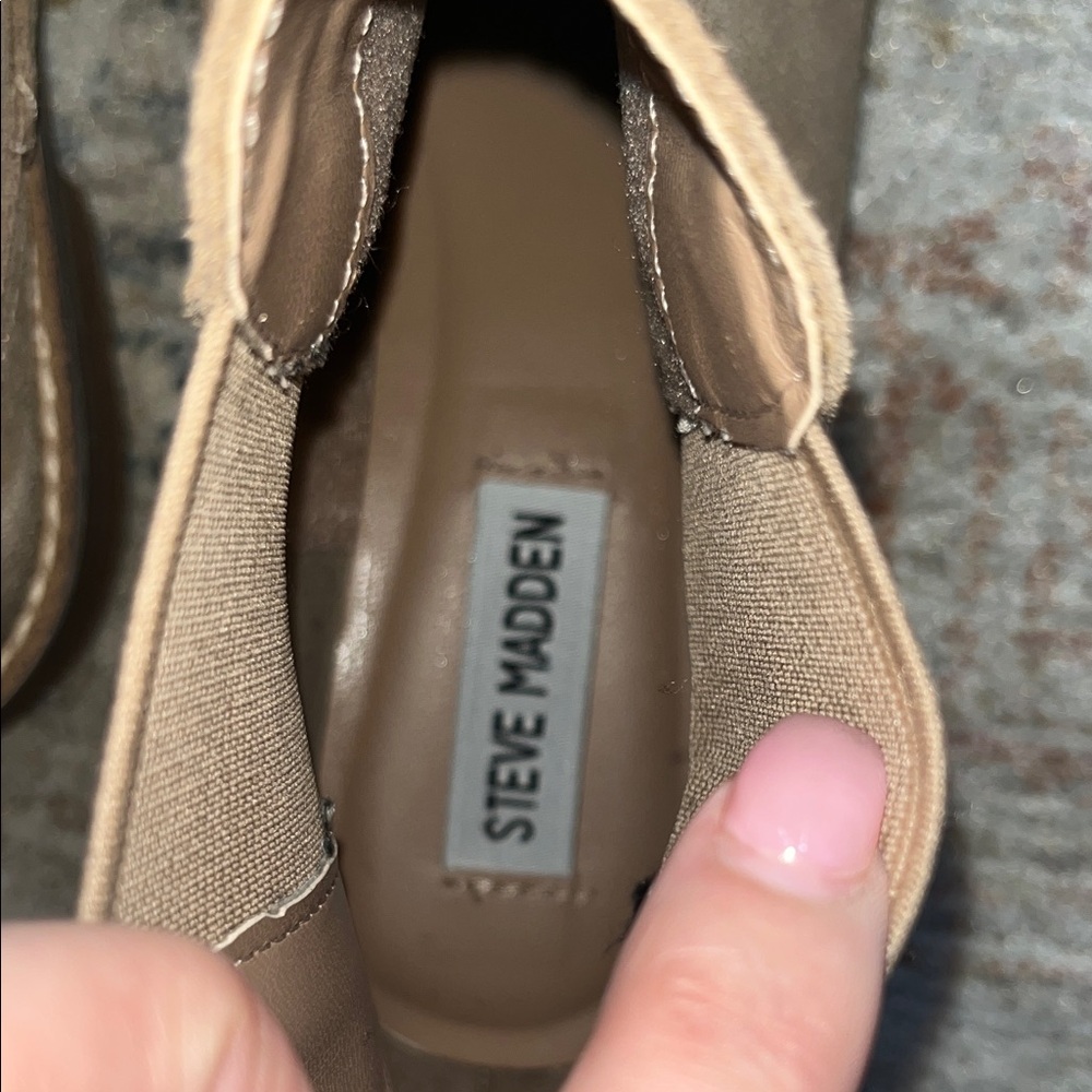 Steve Madden Brown Suede Ankle Booties - Picture 7 of 11